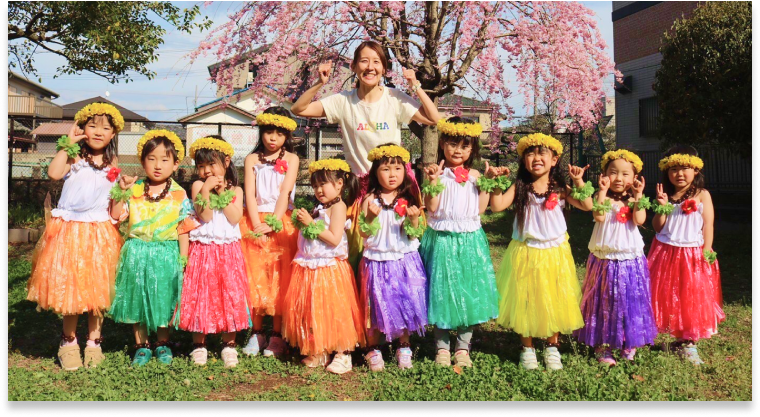 先生と子どもたちのレッスン風景